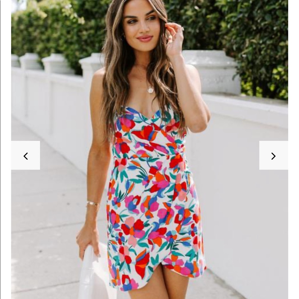Vici collection farmgirl strapless dress!